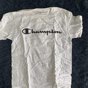 White champion Tee